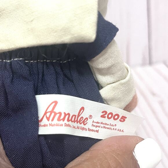 2005 ANNALEE Thanksgiving Mouse Girl Pilgrim Doll 7" Tall ***without basket - Picture 5 of 5